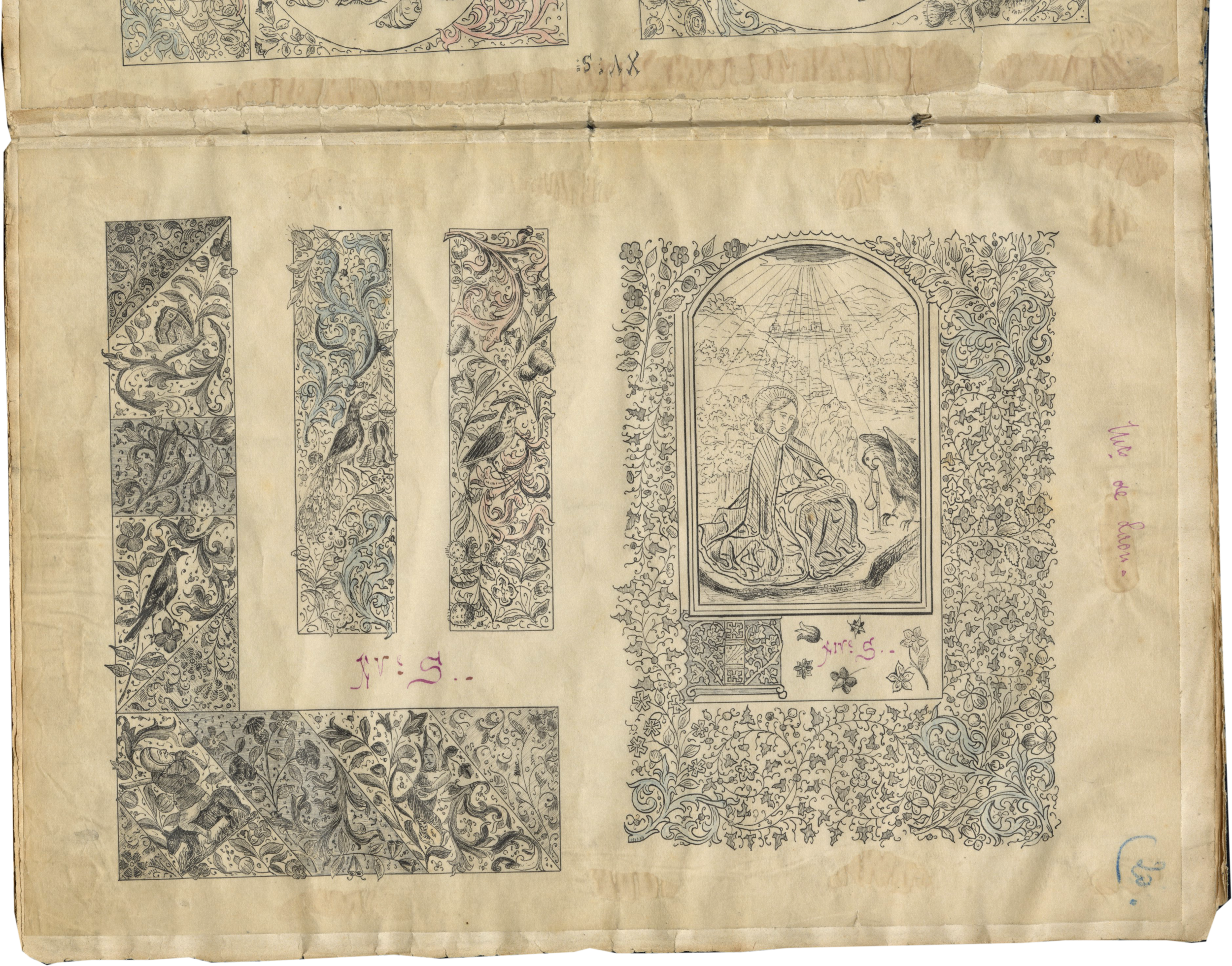 Boxed set of drawings : Medieval Text Manuscripts Boxed set of drawings : Medieval Text Manuscripts